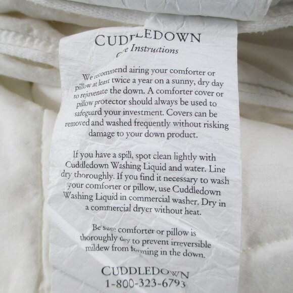 CUDDLEDOWN QUEEN GOOSE DOWN DUVET - Picture 15 of 16